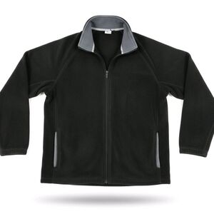 Men's Black Fleece Jacket